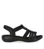 Rieker 60809-00 Black Sandal